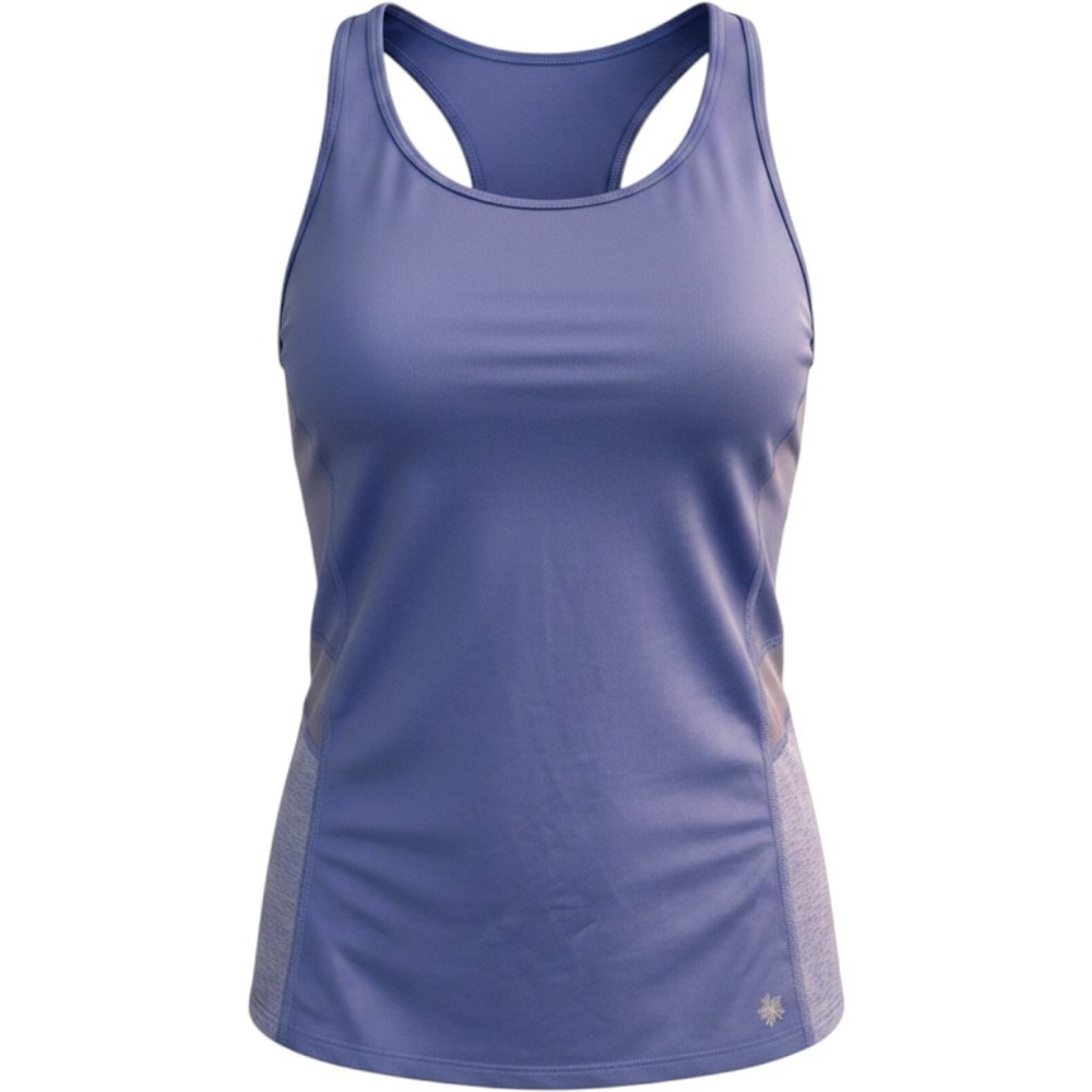 Tek Gear Tank Topโ Womens Small Purple DryTek Racerback Keyhole Mesh Athletic